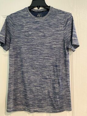 Russell Athletic Men's Blue Heather Short Sleeve Crew Tee